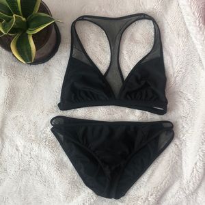 Black Mesh Bikini